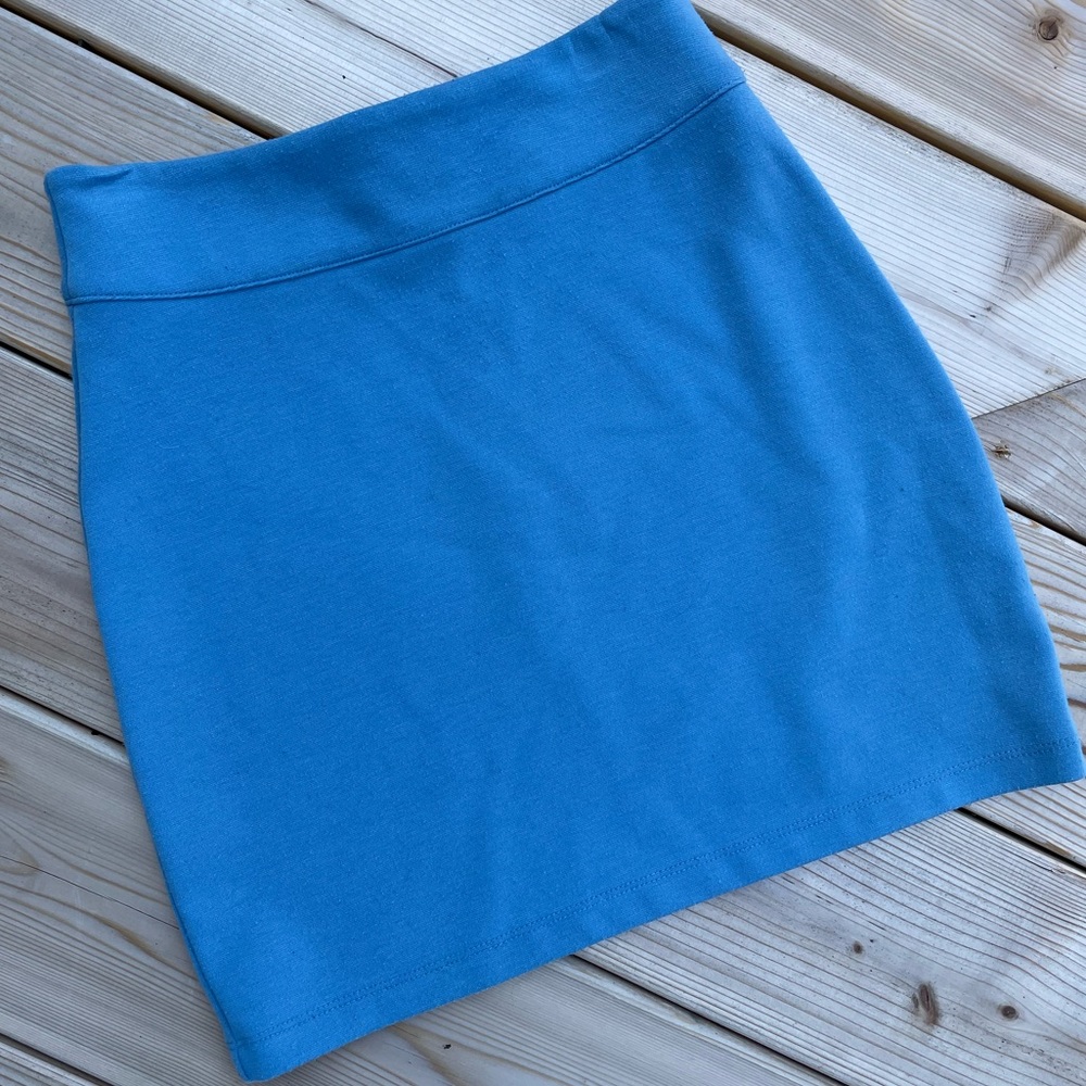 BDG Sky Blue Bandage Mini Skirt